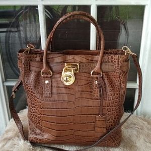 Michael Kors Croco Satchel